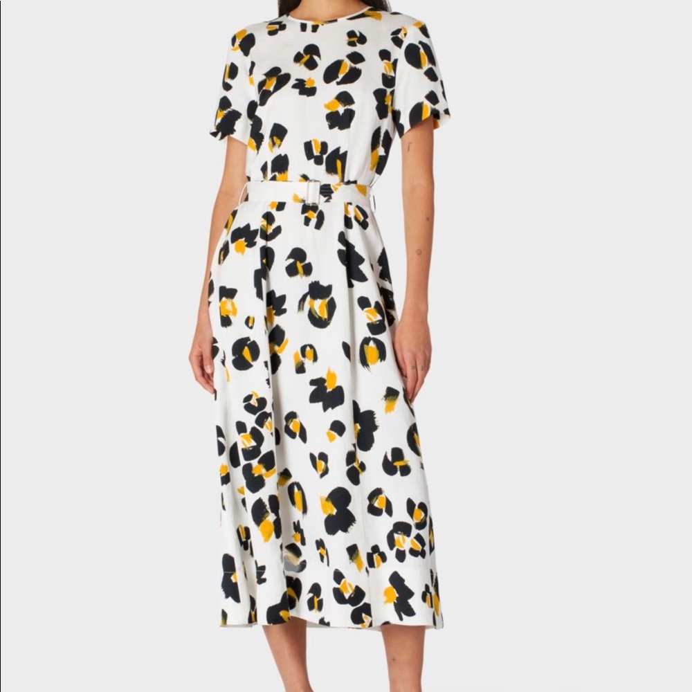 NWT Paul Smith Cheetah Leopard Linen Dress